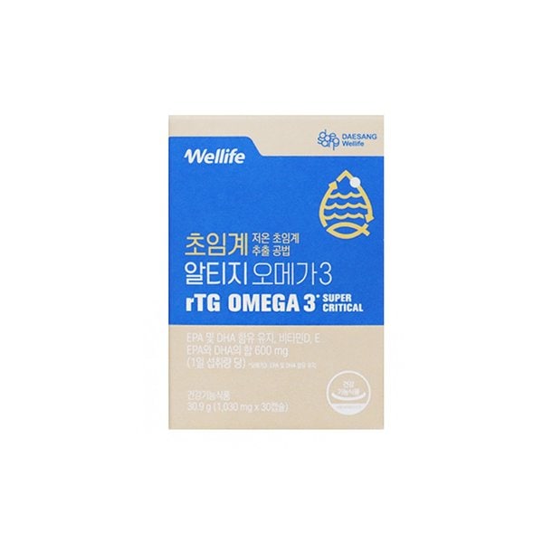 대상웰라이프(주) 초임계 알티지 오메가3 30.9g