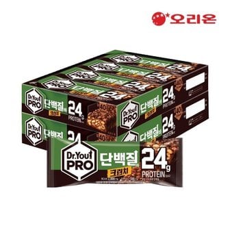  오리온 닥터유 프로 단백질바 크런치 70g x 16p