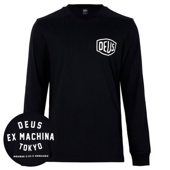 DEUS EX MACHINA [부산점] 데우스엑스마키나 블랙 도쿄 하라주쿠 긴팔 티셔츠 DMA61831J BLACK