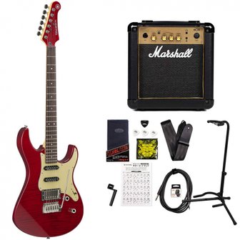  야마하/퍼시카612VIIFMX FRD 파이어드 레드마셜 MG10 앰프 포함 일렉트릭 기타