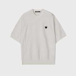 [파주점] 옴므 지제로 팬서 부클 하프 니트 SI3KT951WH