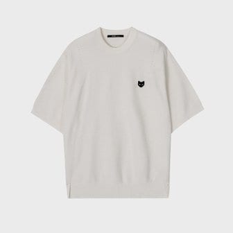 송지오 [파주점] 옴므 지제로 팬서 부클 하프 니트 SI3KT951WH