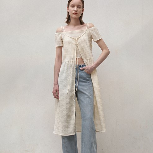 나인(Atelier Nain) (택가:98,000원)커브 와이드 데님 팬츠(PT-5544)