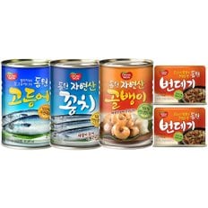  동원 꽁치 고등어 골뱅이 번데기 4종 통조림 2개 ~ 12개 수량선택