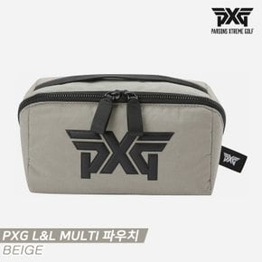 [카네정품]2023 PXG L&L 멀티(L&L MULTI) 파우치[베이지][남여공용]