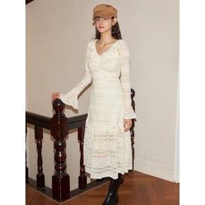 Romantic Lace Dress_ Ivory