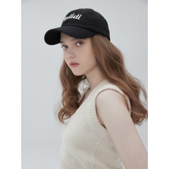 무디디 logo ball cap 001 Black