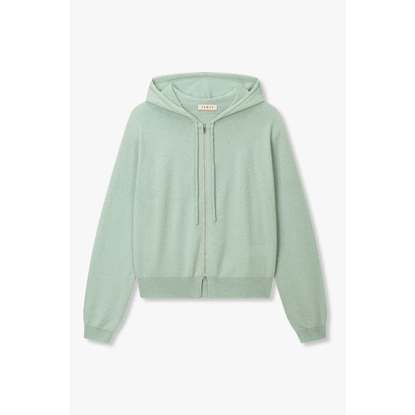 후디드 울 니트 집업 IA16146002134