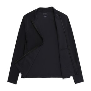 [여주점] N252URG410 베이직 집업 래쉬가드 CARBON BLACK