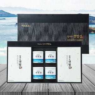 NS홈쇼핑 [해우촌] 임자도 갯벌김 명품세트 1호(캔4개+전장김10봉)[34917768]