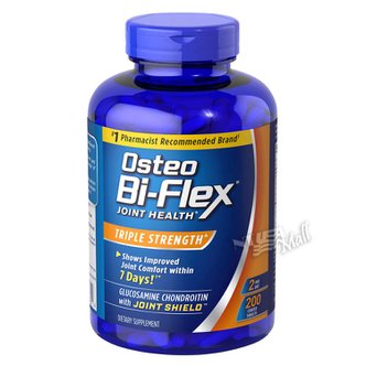  오스테오 바이플렉스 200정 글루코사민 OSTEO BI-FLEX TRIPLE STRENGTH, 200 TABLETS