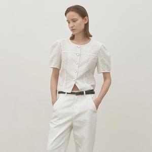 나인(Atelier Nain) ISLET FEMININE BLOUSE_BL4228SG