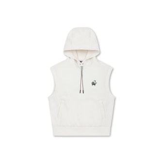 왁 Women WAACKY Jersey Hoodie Vest_WWTCA24611IVX