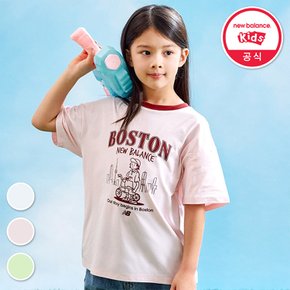 PLAY DENIM_일러스트 아동 기능성 반팔티 NK9EF2502U