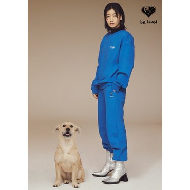 플랙진 비 러브드 퍼피 그래픽 스웨트팬츠 PWTO1PTL91U