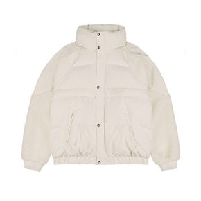 [밀레 본사] VINTAGE SHORT PADDING JACKET CREAM_ZMPWD901