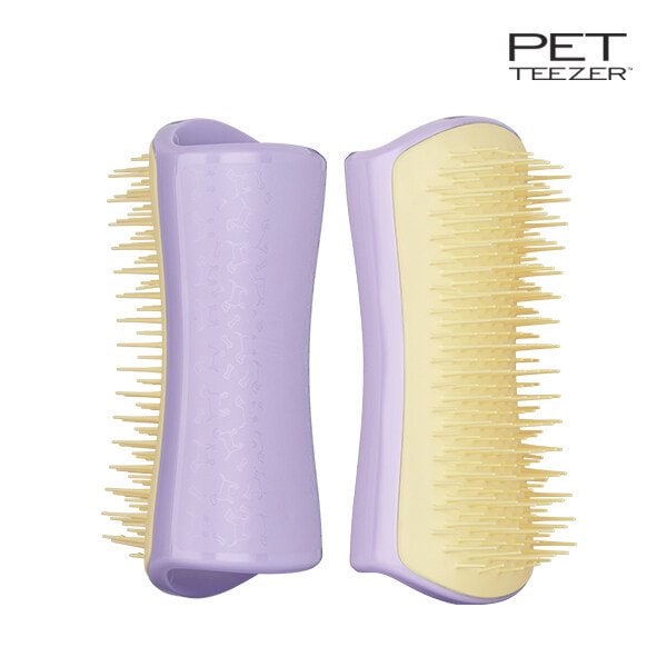 [펫티저] 스몰 디탱글링 라일락 버터 강아지 브러쉬