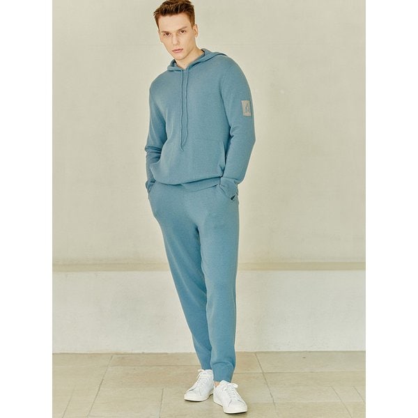 조거 캐시미어 니트 팬츠 Jogger Pants(Lake)