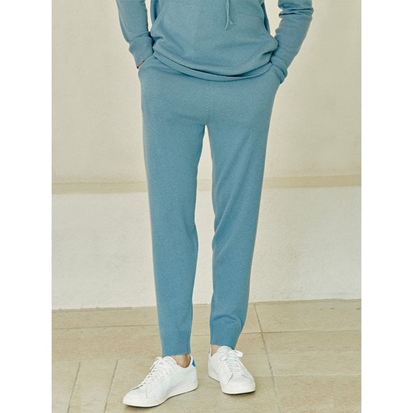 조거 캐시미어 니트 팬츠 Jogger Pants(Lake)