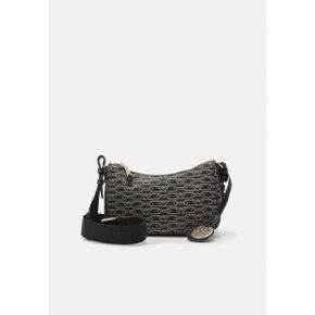 5001227 Emporio Armani BAGUETTE MONOGRAM - Across body bag nero/ecru