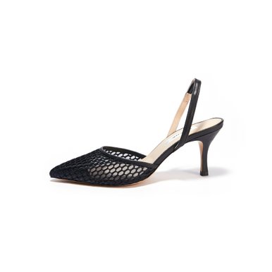 Mesh Slingback_Black