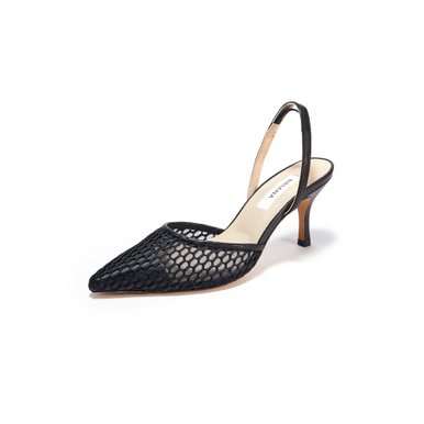 Mesh Slingback_Black