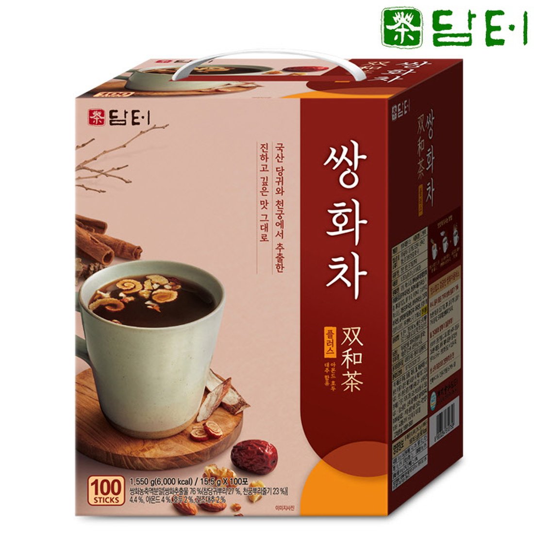 담터 쌍화차 플러스 100T, 믿고 사는 즐거움 SSG.COM