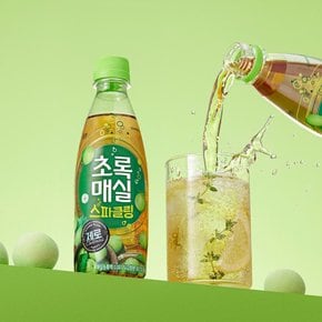 초록매실 스파클링 제로 350ml 20입