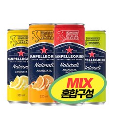 4종 혼합 구성 캔음료 MIX S.pellegrino 330mlX24(Can)