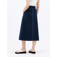 stitch skirt_navy