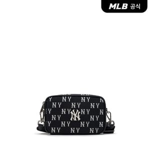 MLB [코리아공식]클래식 모노그램 자카드 미니 크로스백 NY (Black)