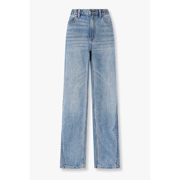 엠보싱 로고 벌룬 데님 팬츠 3616110106000