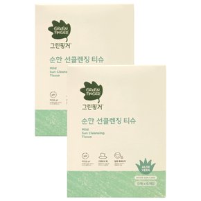 순한 선클렌징 클렌징 티슈 5매 6개입 2개