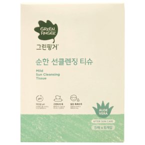 순한 선클렌징 클렌징 티슈 5매 6개입 2개