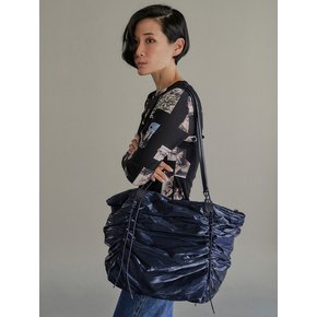 Deborah Ruched Bag Navy