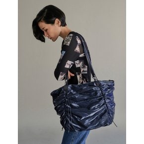 Deborah Ruched Bag Navy