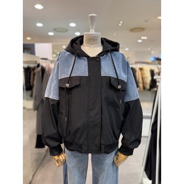 이프네 (DP2WJP03) 데님배색후드점퍼
