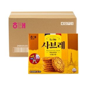 사브레 252g 12입 대용량 해태 쿠키 박스