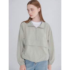 ZIP-UP ANORAK GREEN