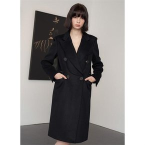 GLAMOUROUS DOBLE BUTTON WOOL COAT[A]