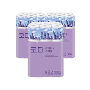 코디 라벤더 스페셜 30m 30롤 x 3팩