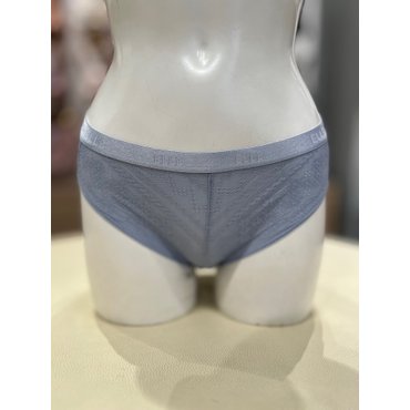 엘르이너웨어 [엘르이너]연블루 컴포트핏 레이스 햄팬티(ECWBP371LBU)