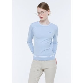 [여주점] 여성 에센셜 라운드넥 스웨터 GQ322LKP99  LBLU