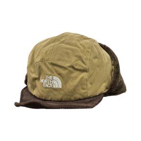 The North Face 노스페이스 왁스드 코튼 이어머프 캡 카멜