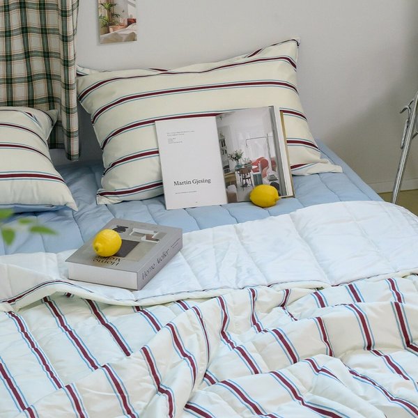 더블리 블랑빈티지 M2 알러지케어 냉감이불 베개세트 SS