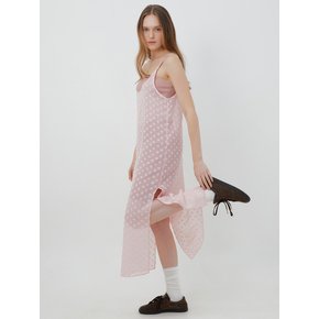 amara layerd slip dress (pink)