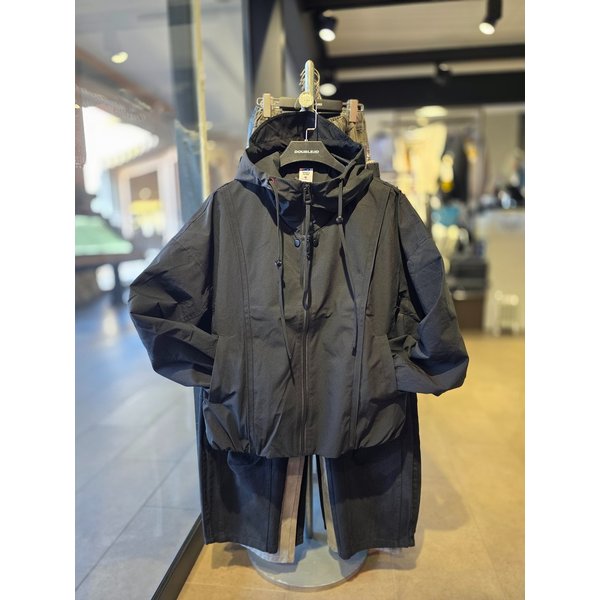 [시흥점] 26S/S 블랙 후드 더블 집업 재킷/JHZZ63102BK