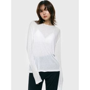 tencel basic t-shirt_ivory