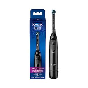 독일 오랄비 전동칫솔 OralB Pro 100 Cross액션 배터리 Powe레드 일렉트릭 Toothbrush 블랙 1359