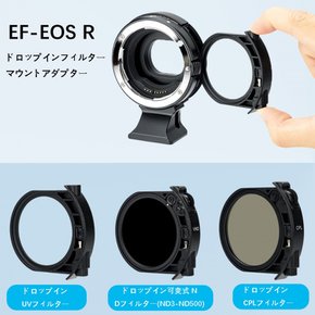 JJC EF-EOSR UV + CPL + ND (ND3-ND500 Canon EF  EF-S RF Canon EOS R100 R8 R50 R6II R7 R10